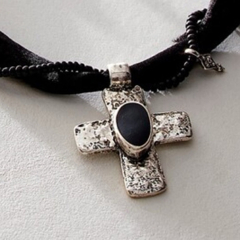 Free People Cross Necklace